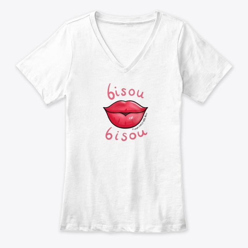 Bisou Bisou V-Neck T-Shirt